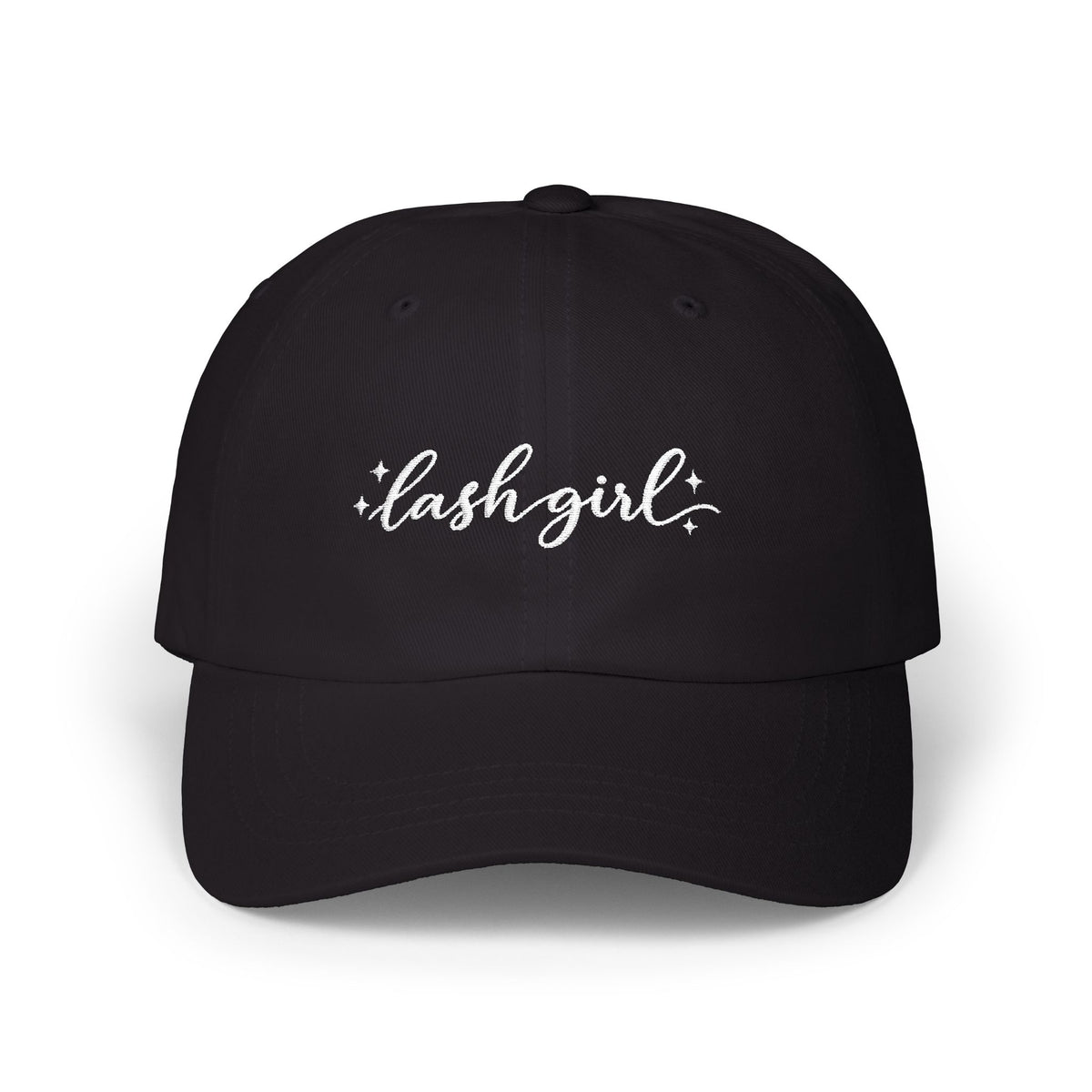 Dad Cap — "lash girl" Embroidered Baseball Hat